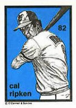 1984-89 O'Connell and Son Ink #82 Cal Ripken Jr. Front