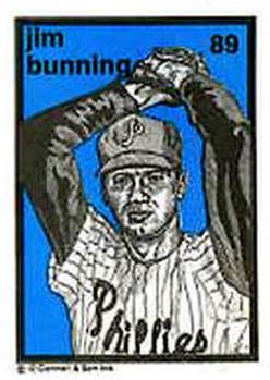 1984-89 O'Connell and Son Ink #89 Jim Bunning Front
