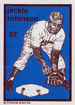 1984-89 O'Connell and Son Ink #97 Jackie Robinson Front