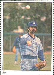 1982 Fleer Stamps #99 Dick Tidrow Front