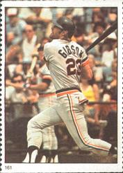 1982 Fleer Stamps #161 Kirk Gibson Front