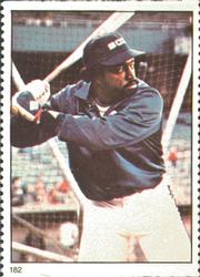 1982 Fleer Stamps #182 Ron LeFlore Front