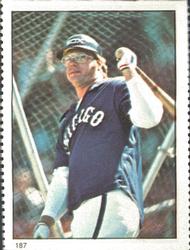 1982 Fleer Stamps #187 Greg Luzinski Front