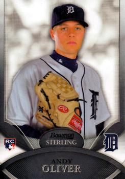 2010 Bowman Sterling #33 Andy Oliver Front