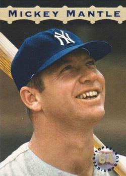 1996 Stadium Club - Mickey Mantle Gold #MM15 Mickey Mantle Front