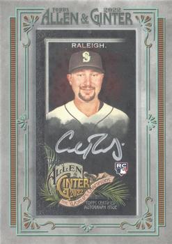 2022 Topps Allen & Ginter X - Mini Silver Frame Autographs #MA-CR Cal Raleigh Front