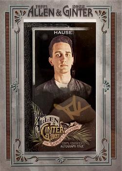 2022 Topps Allen & Ginter X - Mini Silver Frame Gold Ink Autographs #MA-THA Tim Hause Front