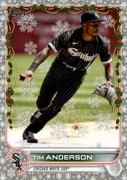 2022 Topps Holiday - Metallic #HW187 Tim Anderson Front