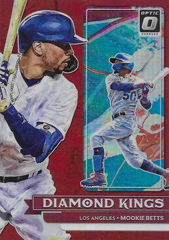 2022 Donruss Optic - Red Prizm #27 Mookie Betts Front