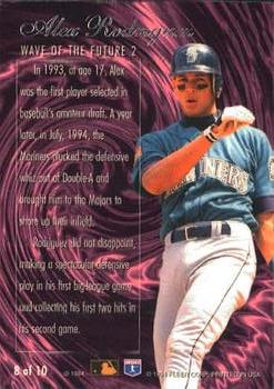 1994 Flair - Wave of the Future 2 #8 Alex Rodriguez Back