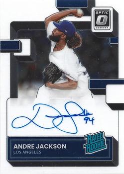 2022 Donruss Optic - Rated Rookie Signatures #RRS-AJ Andre Jackson Front