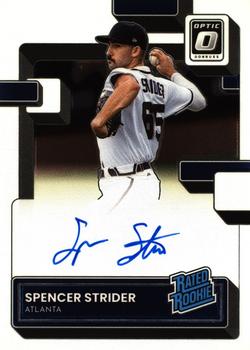 2022 Donruss Optic - Rated Rookie Signatures #RRS-SS Spencer Strider Front