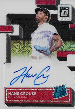 2022 Donruss Optic - Rated Rookie Signatures White Mojo Prizm #RRS-HC Hans Crouse Front