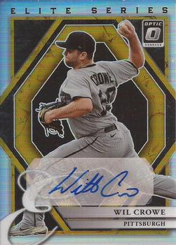 2022 Donruss Optic - The Elite Series Signatures Holo Prizm #ESS-CR Wil Crowe Front