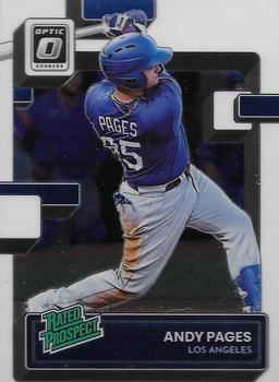 2022 Donruss Optic - Rated Prospects #RP-10 Andy Pages Front