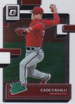 2022 Donruss Optic - Rated Prospects #RP-13 Cade Cavalli Front