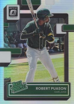 2022 Donruss Optic - Rated Prospects Holo Prizm #RP-11 Robert Puason Front