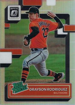 2022 Donruss Optic - Rated Prospects Holo Prizm #RP-15 Grayson Rodriguez Front