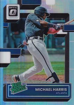 2022 Donruss Optic - Rated Prospects Holo Prizm #RP-20 Michael Harris Front