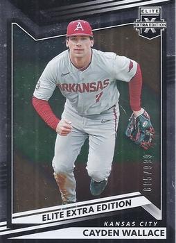 2022 Panini Elite Extra Edition #49 Cayden Wallace Front