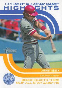 2022 Topps Heritage - 1973 MLB All-Star Game Highlights #ASGH-2 Johnny Bench Front