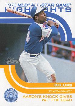2022 Topps Heritage - 1973 MLB All-Star Game Highlights #ASGH-3 Hank Aaron Front