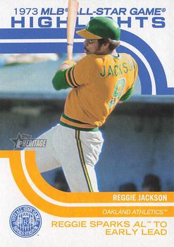 2022 Topps Heritage - 1973 MLB All-Star Game Highlights #ASGH-5 Reggie Jackson Front