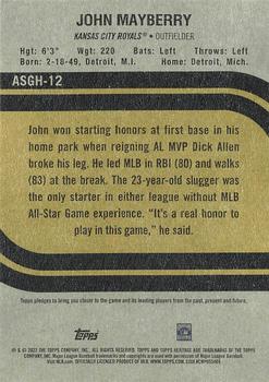 2022 Topps Heritage - 1973 MLB All-Star Game Highlights #ASGH-12 John Mayberry Back