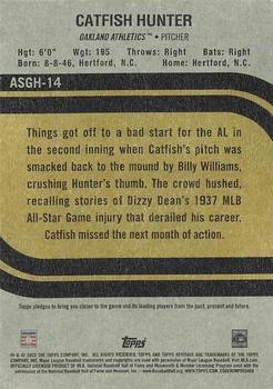 2022 Topps Heritage - 1973 MLB All-Star Game Highlights #ASGH-14 Catfish Hunter Back