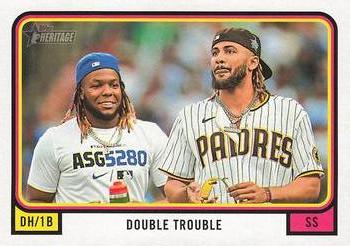 2022 Topps Heritage - Combo Cards #CC-1 Double Trouble Front
