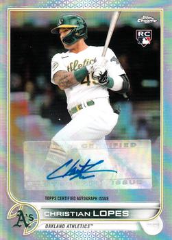 2022 Topps Chrome Update - Autographs #AC-CL Christian Lopes Front