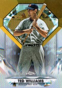 2022 Topps Chrome Update - Diamond Greats Die Cuts #DGC-6 Ted Williams Front
