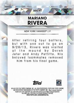 2022 Topps Chrome Update - Diamond Greats Die Cuts #DGC-41 Mariano Rivera Back