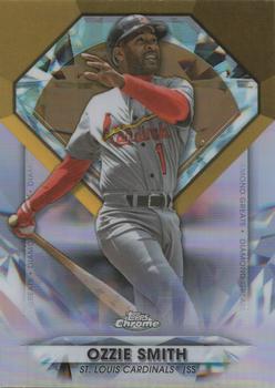 2022 Topps Chrome Update - Diamond Greats Die Cuts #DGC-52 Ozzie Smith Front
