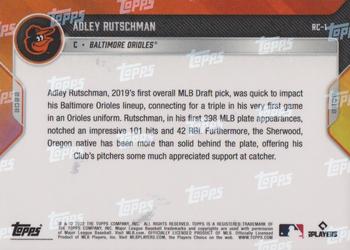 2022 Topps Now Rookie Cup - Red #RC-1 Adley Rutschman Back