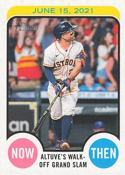 2022 Topps Heritage - Now and Then #NAT-12 Jose Altuve Front