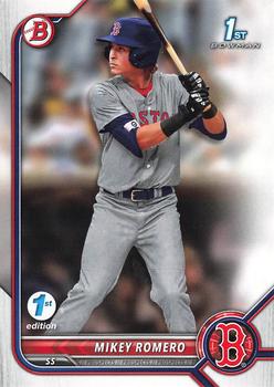 2022 Bowman Draft 1st Edition #BD-42 Mikey Romero Front