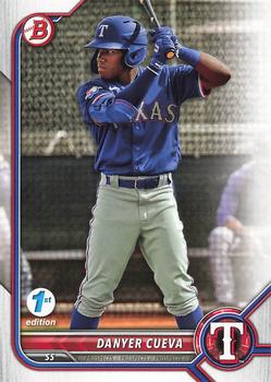 2022 Bowman Draft 1st Edition #BD-148 Danyer Cueva Front