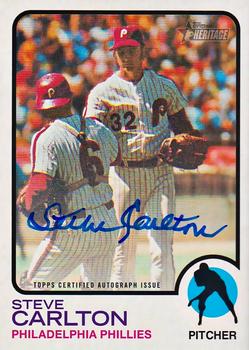 2022 Topps Heritage - Real One Autographs High Number #ROA-SC Steve Carlton Front