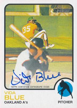 2022 Topps Heritage - Real One Autographs High Number #ROA-VB Vida Blue Front