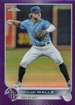 2022 Topps Chrome Update - Purple Refractor #USC28 Taylor Walls Front