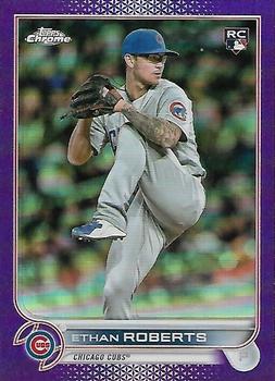2022 Topps Chrome Update - Purple Refractor #USC31 Ethan Roberts Front