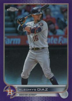 2022 Topps Chrome Update - Purple Refractor #USC36 Aledmys Diaz Front