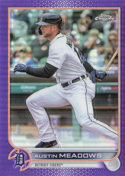 2022 Topps Chrome Update - Purple Refractor #USC41 Austin Meadows Front