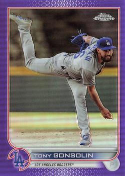 2022 Topps Chrome Update - Purple Refractor #USC48 Tony Gonsolin Front