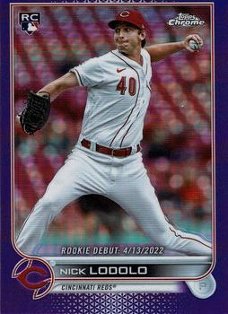 2022 Topps Chrome Update - Purple Refractor #USC65 Nick Lodolo Front