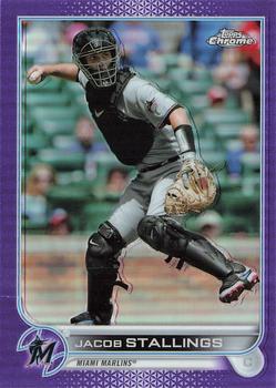 2022 Topps Chrome Update - Purple Refractor #USC92 Jacob Stallings Front