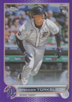2022 Topps Chrome Update - Purple Refractor #USC100 Spencer Torkelson Front