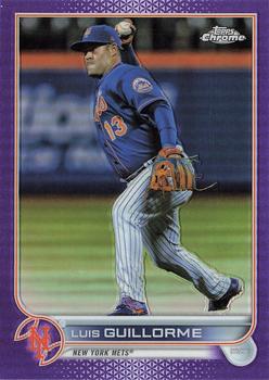 2022 Topps Chrome Update - Purple Refractor #USC108 Luis Guillorme Front