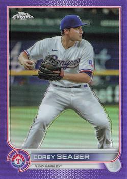 2022 Topps Chrome Update - Purple Refractor #USC120 Corey Seager Front